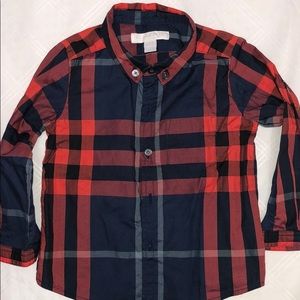 Burberry shirt for baby boy